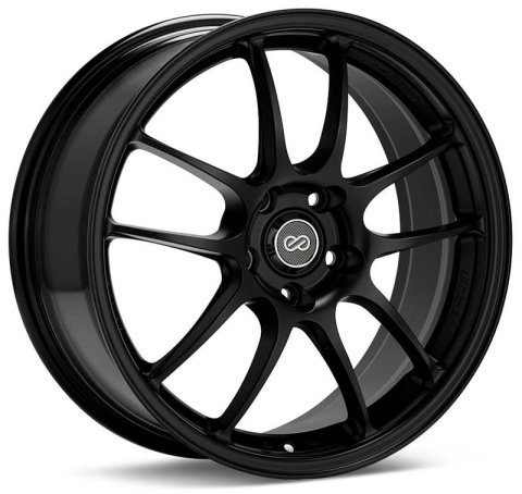 Enkei PF01 17x8 5x114.3 50mm offset Black Wheel