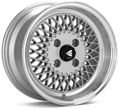 Enkei92 Classic Line 15x7 38mm Offset 4x100 Bolt Pattern Silver Wheel