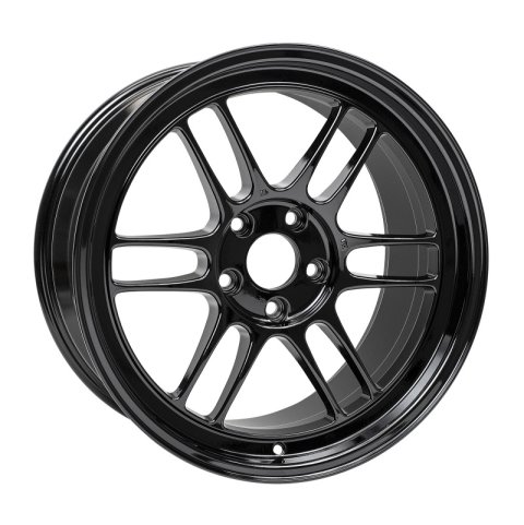 Enkei RPF1 18x9.5 5x114.3 38mm Offset 73mm Bore Gloss Black Wheel MOQ 40