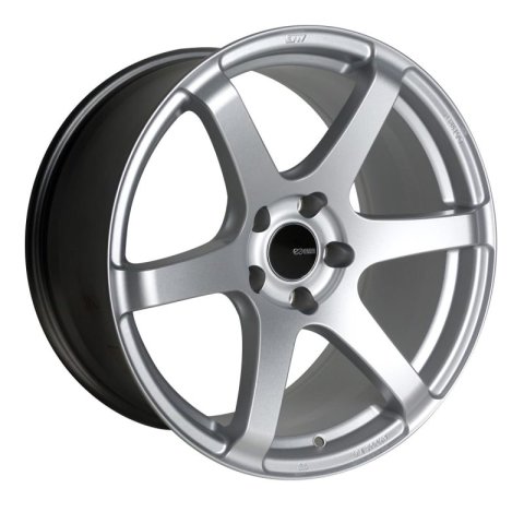 Enkei T6S 18x8 45mm Offset 5x114.3 Bolt Pattern 72.6 Bore Matte Silver Wheel
