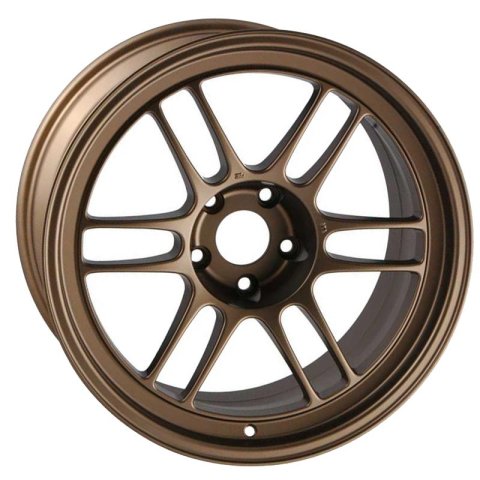 Enkei RPF1 17x8 5x100 45mm Offset 73mm Bore Matte Bronze Wheel 02-10 WRX & 04 STI