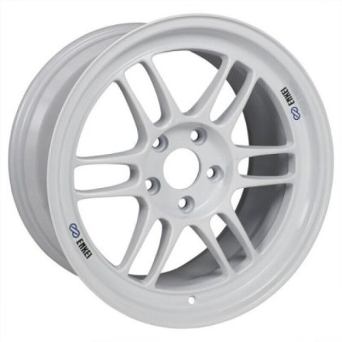 Enkei RPF1 18x9.5 5x100 38mm Offset 73mm Bore Vanquish White Wheel (Special Order/ MOQ 4