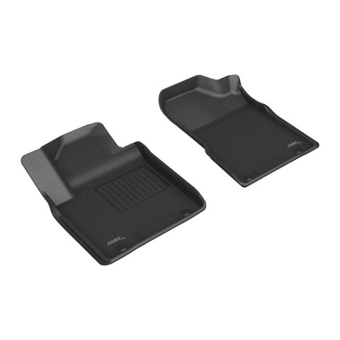 3D MAXpider 19-24 Nissan Armada Kagu Front Floor Mat- Black R1