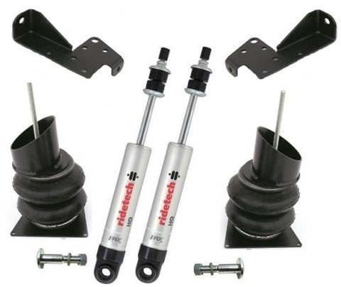 Ridetech 58-64 Impala Front CoolRide Air Spring & HQ Shock Kit (For Use With Stock Arms)