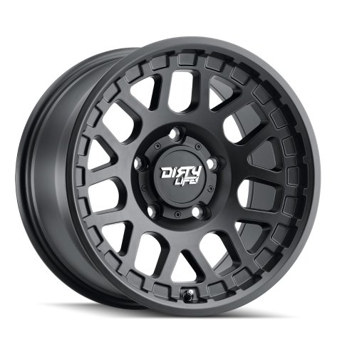 Dirty Life 9306 Mesa 17x9 / 5x127 BP / -12mm Offset / 78.1mm Hub Matte Black Wheel