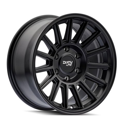 Dirty Life Journey 9316 17x8.5 / 6x139.7 BP / 0mm Offset / 106mm Hub Matte Black Wheel