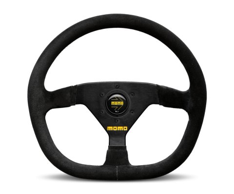 Momo MOD88 Steering Wheel 320 mm - Black Suede/Black Spokes