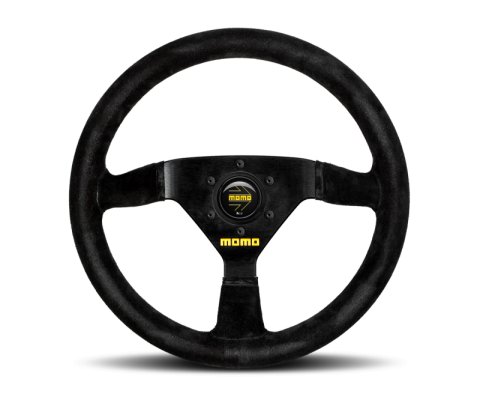 Momo MOD78 Steering Wheel 350 mm - Black Leather/Black Spokes