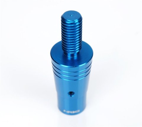 NRG 14mm Euro Aluminum Adapter w/ M10x1.5 Thread Pitch - Blue