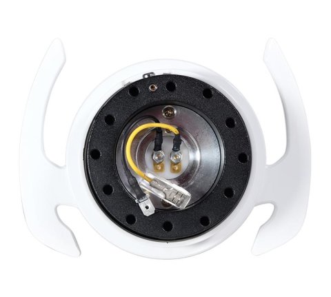 NRG Quick Release Kit - Black Body/ White Ring w/ Handles