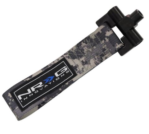 NRG Bolt-In Tow Strap Digital Camo- Lexus IS250/350 06+ (5000lb. Limit)
