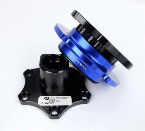 NRG Quick Release SFI SPEC 42.1 - Shiny Black Body / Shiny Black Ring