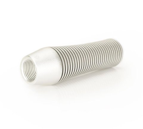 NRG Shift Knob Heat Sink Curvy Short Silver