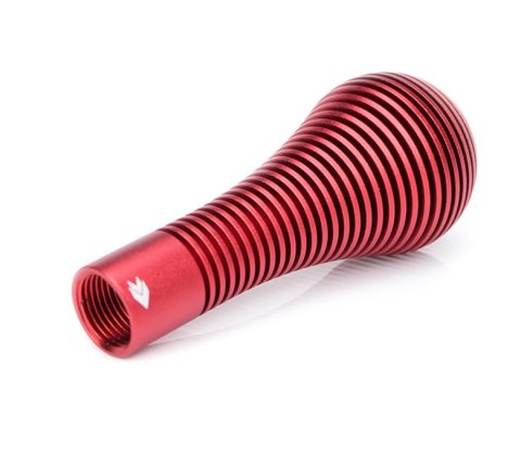 NRG Shift Knob Heat Sink Bubble Head Short Red
