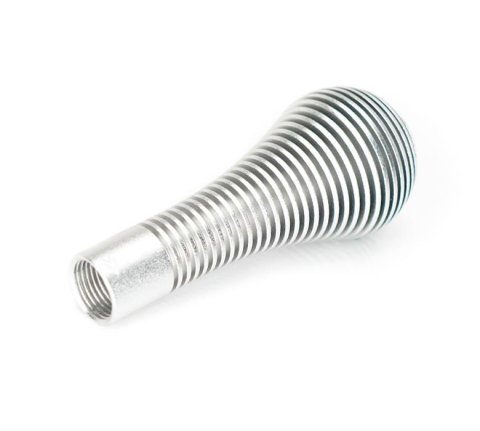 NRG Shift Knob Heat Sink Bubble Head Short Silver