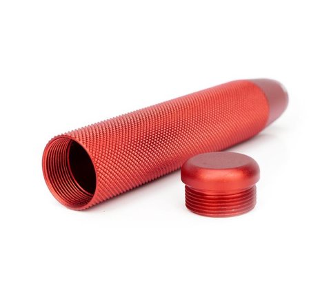 NRG Shift Knob Knurl Hidden Gem Long Red