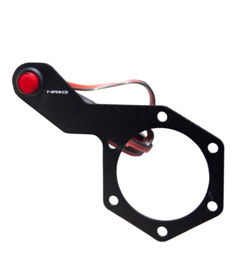 NRG Steering Single Switch - Extended Kit Red