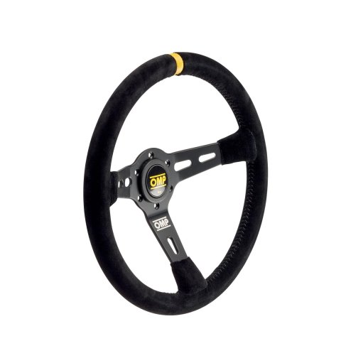 OMP RS Steering Wheel Black/Yellow D 350