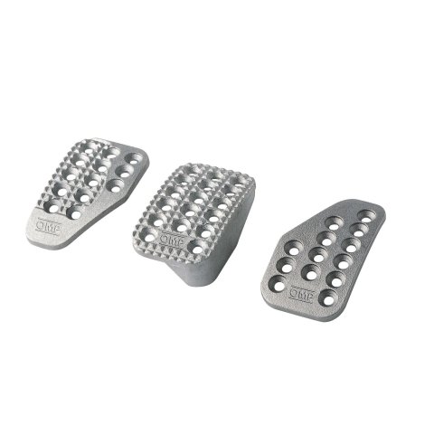 OMP Sand-Blasted Aluminum Pedals (Set of 3)