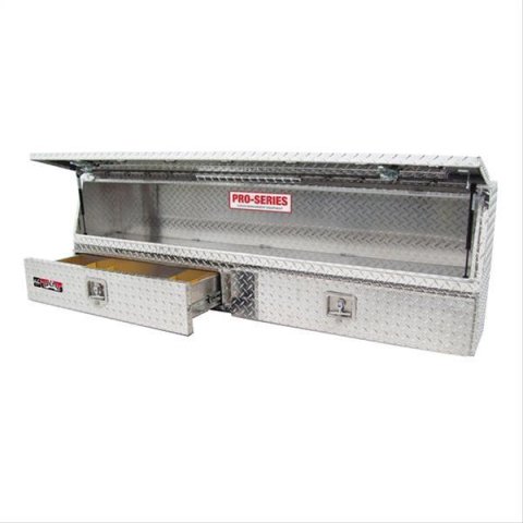 Westin/Brute Contractor TopSider 90in w/ Doors - Aluminum