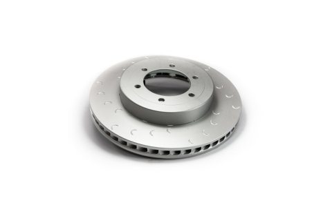 Alcon 07-15 Toyota Tacoma 355/221x34mm Slotted Rotor - Front Left