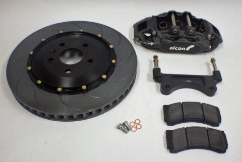 Alcon Chevrolet Corvette C8 (OEM Wheels) 6 Piston 380x36mm Front Street Kit - Anodized