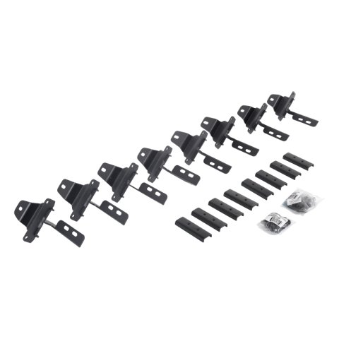 Go Rhino 20-22 Jeep Gladiator JT 4DR Mounting Brackets (V-Series V3/RB10 Slim/RB20 Slim) - Tex. Blk