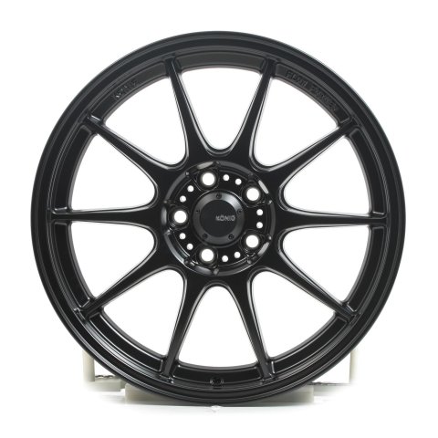 Konig Dekagram 18x8.5 5x108 ET43 Semi-Matte Black