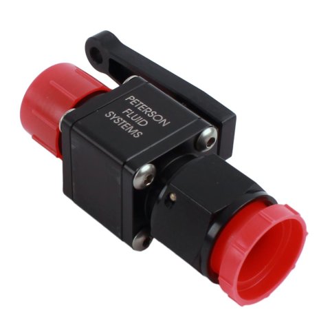 Peterson Fluid Systems Ball Valve -12AN x -12AN B-Nut