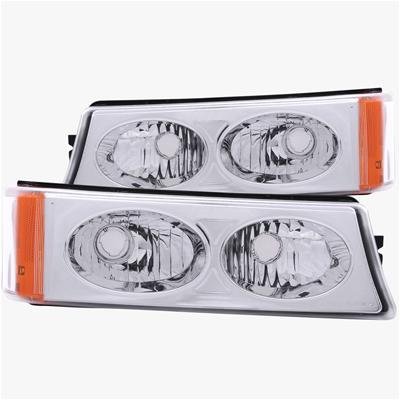ANZO 2003-2006 Chevrolet Silverado 1500 Euro Parking Lights Crystal