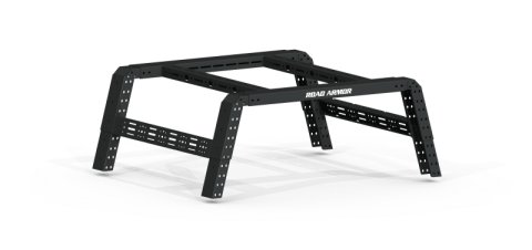 Road Armor Universal 5-1/2-6ft Full-Size Beds TRECK Adj Bed Rack - Tex Blk (w/o Brackets)