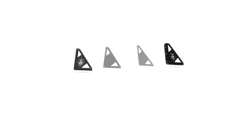 Road Armor TRECK Rear Ratchet Strap and Vertical Support Mount - Tex Blk (Pair)