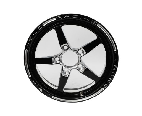 Weld Alumastar 1-Piece 15x3.5 / 5x4.75 BP / 1.75in. BS Black Wheel - Non-Beadlock