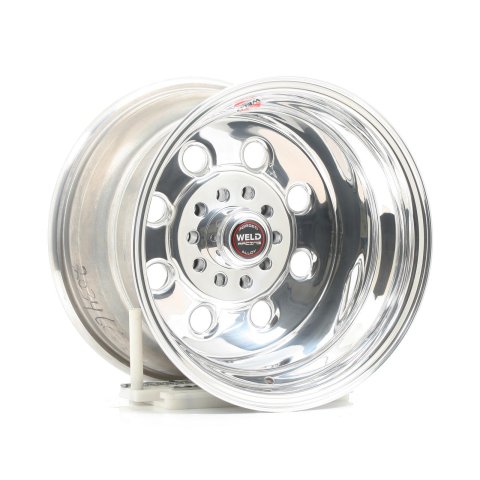 Weld Draglite 15x10 / 5x4.5 & 5x4.75 BP / 3.5in. BS Polished Wheel - Non-Beadlock