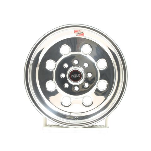 Weld Draglite 15x3.5 / 5x4.5 & 5x4.75 BP / 1.375in. BS Polished Wheel - Non-Beadlock