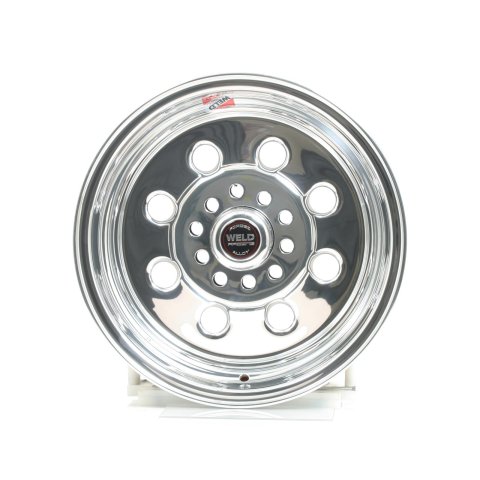 Weld Draglite 15x7 / 5x4.5 & 5x4.75 BP / 3.5in. BS Polished Wheel - Non-Beadlock