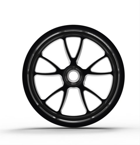 Weld Full Throttle 1-Piece 15x3.5 / Strange Spindle MT / 1.75in. BS Black Wheel - Non-Beadlock