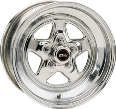 Weld ProStar 15x10 / 5x4.5 BP / 5.5in. BS Polished Wheel - Non-Beadlock