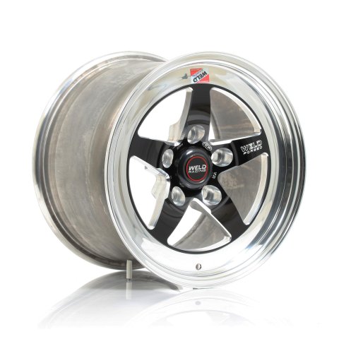 Weld S71 15x10 / 5x4.75 BP / 7.5in. BS Black Wheel (Medium Pad) - Non-Beadlock