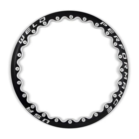 Weld Perf 20in Beadlock Ring A / Gloss BLK MIL
