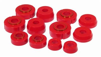 Prothane 66-79 Ford F100-350 2wd Body Mount - Red