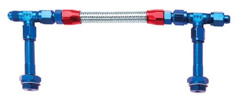 Fragola 7/8-20 Dual Inlet 4150 -6AN Fuel Line Kit