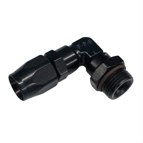 Fragola -12AN x 90 Degree x 1 5/16 - 12 (16) Hose End - Black