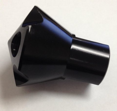 Fragola Nitrous Showerhead 3/8 FPT x 1/4 FPT Outlets (4) Black