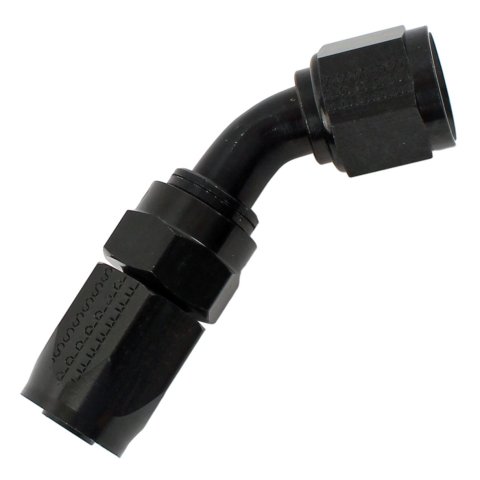 Fragola -8AN x 45 Degree Pro-Flow Hose End - Black