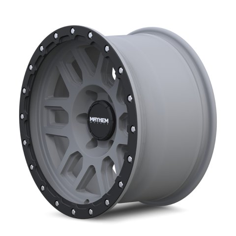 Mayhem 8304 Delta 20x9 / 6x139.7 BP / 0mm Offset / 106mm Hub Matte Gunmetal w/ Matte Black Lip Wheel