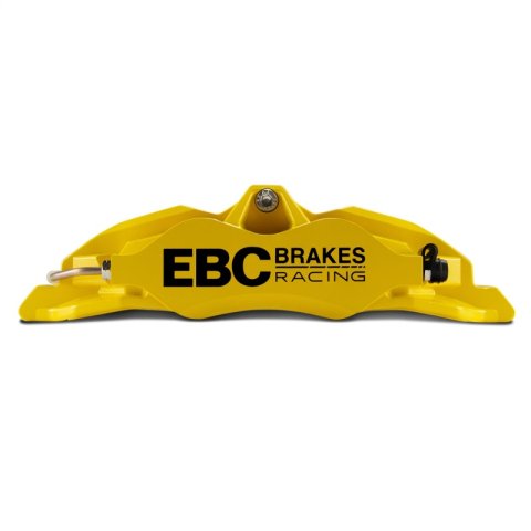 EBC Racing 05-11 Ford Focus ST (Mk2) Front Left Apollo-4 Yellow Caliper