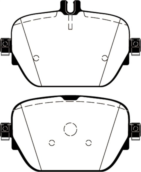 EBC 2019+ Mercedes-Benz CLS53 AMG (C257) 3.0L Turbo Yellowstuff Rear Brake Pads