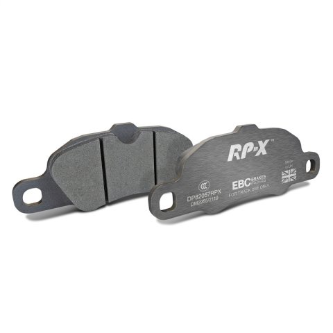 EBC Racing 09-12 Porsche 911 (997) Carrera 2 3.6L (Cast Iron Rotor Only) RP-X Front Brake Pads
