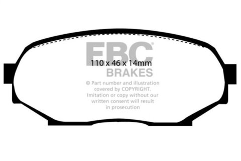 EBC 89-97 Mazda Miata 1.6L (NA) RP-X Race Front Brake Pads